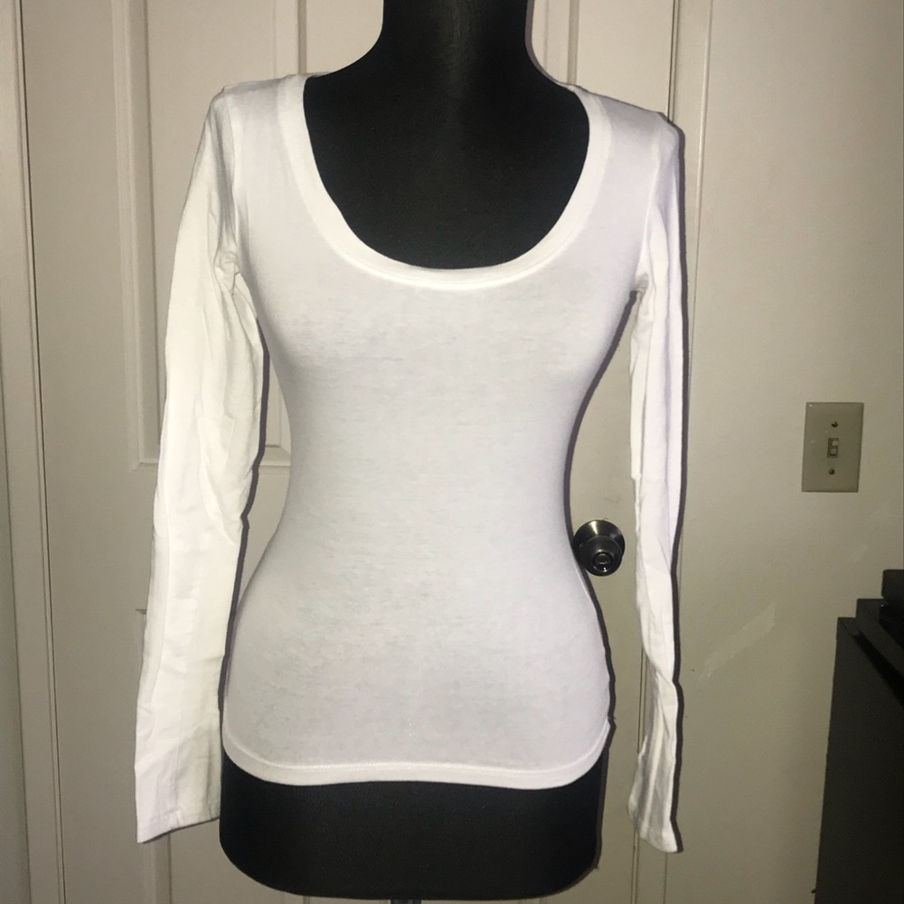 Long sleeve white shirt